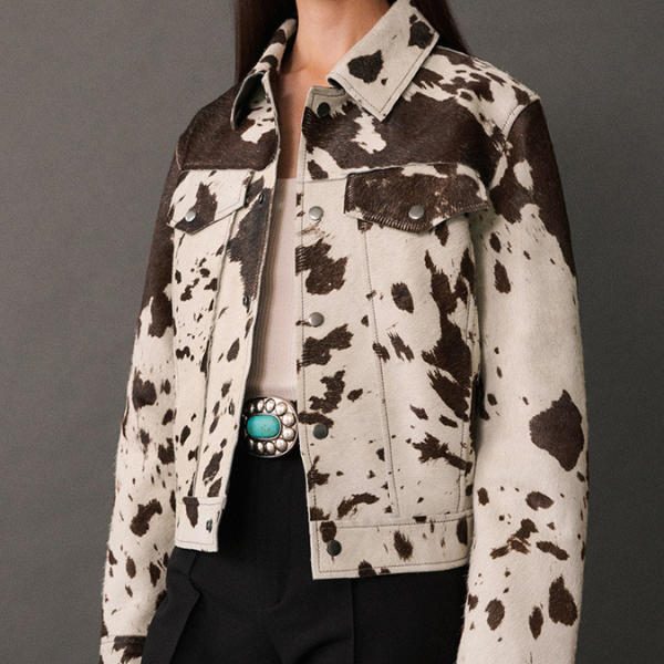 The Lisbon Haircalf Leather Jacket