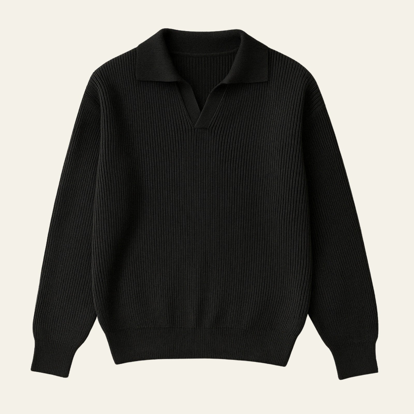 The Lugano V-Neck Knit Sweater Polo