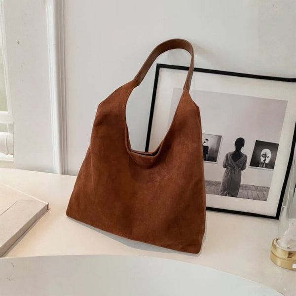 The Valencia Suede Hobo Bag