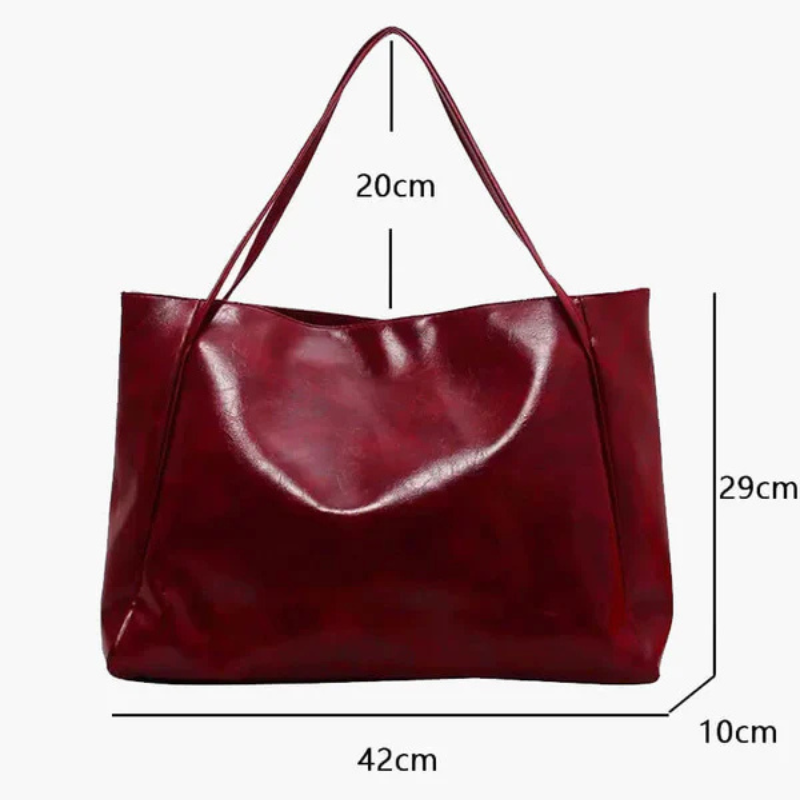 The Verona Vegan Leather Shopper Bag