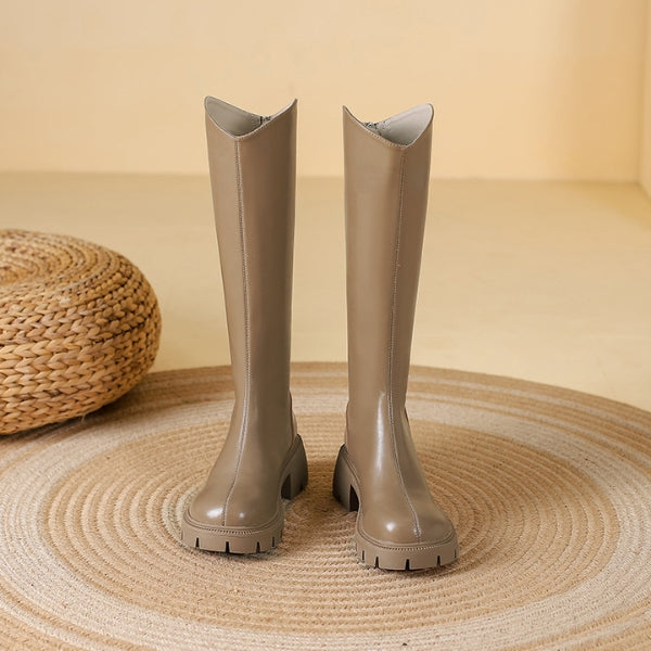 The Milan Leather Knee Boot