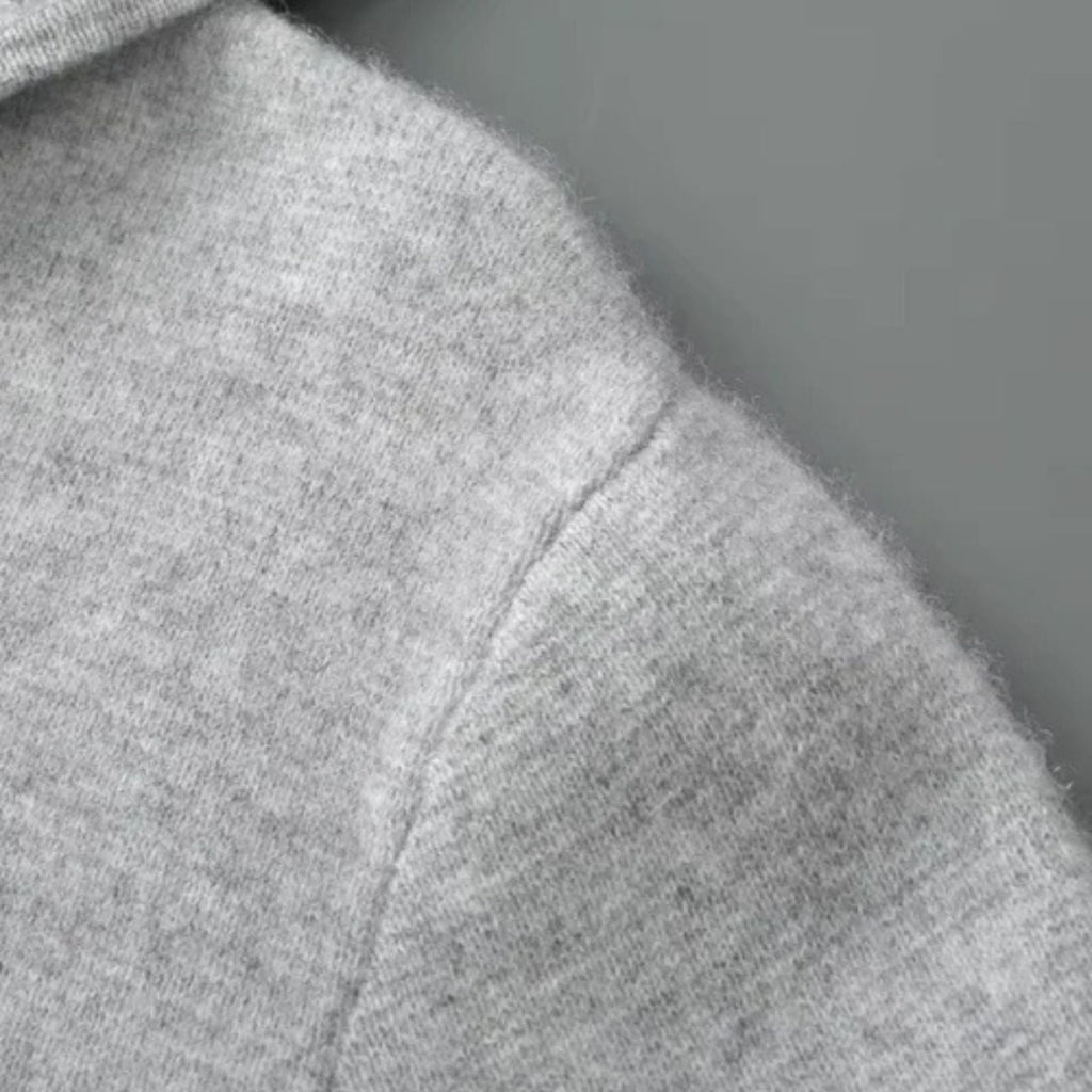 The Lucerne Merino Wool Zipper Hoodie