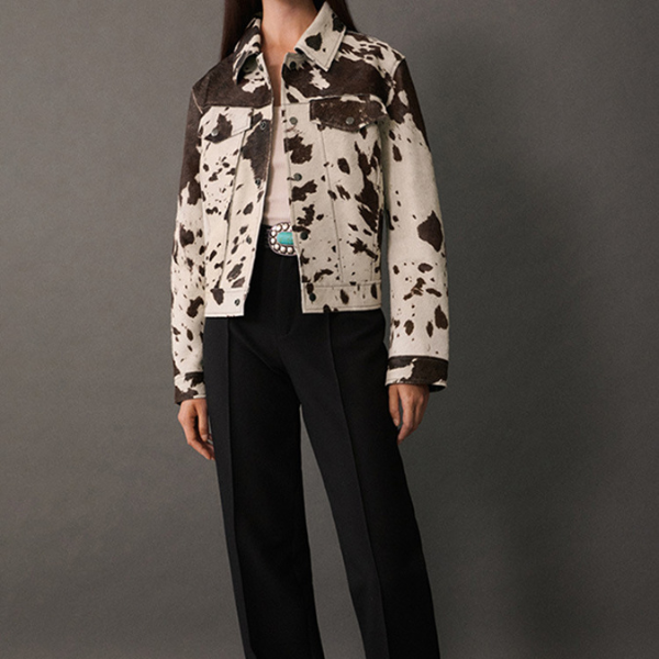 The Lisbon Haircalf Leather Jacket