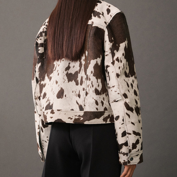 The Lisbon Haircalf Leather Jacket