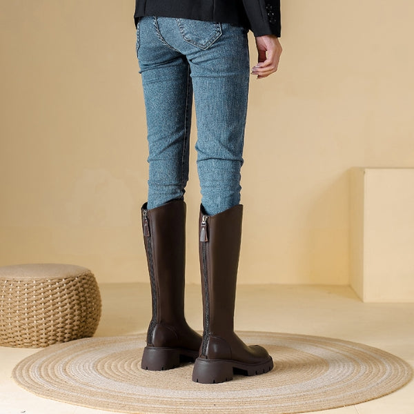 The Milan Leather Knee Boot