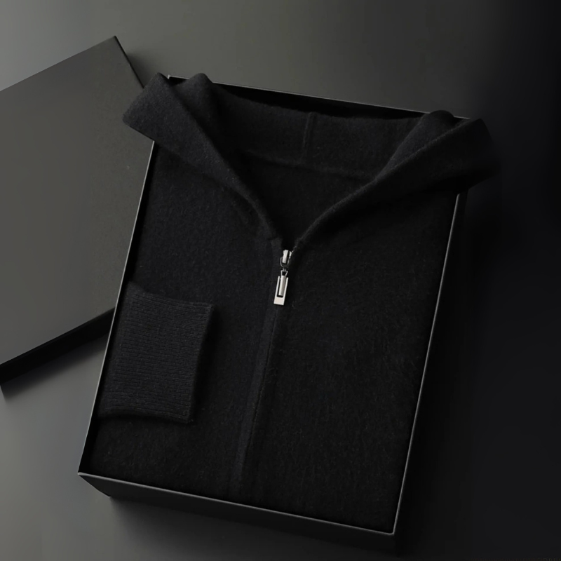 The Verona Cashmere Zip Hoodie