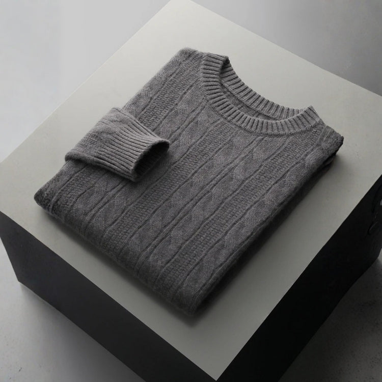 The Lucerne Merino Wool Cable Knit