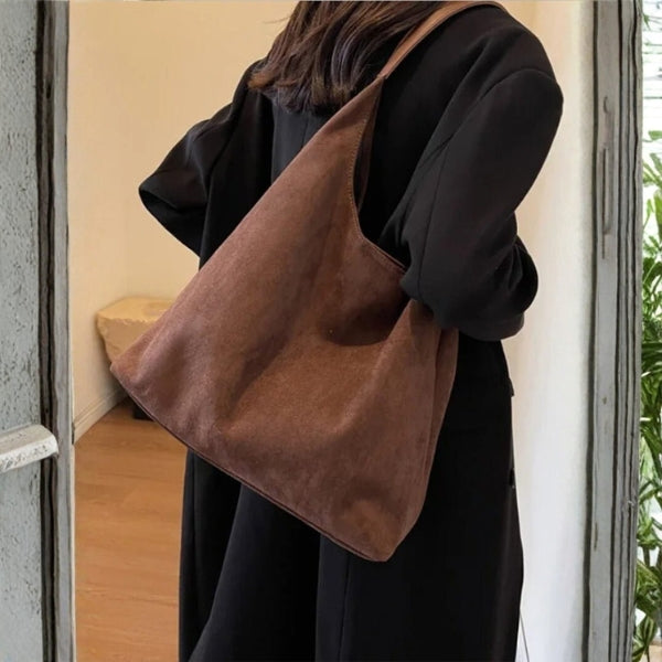 The Valencia Suede Hobo Bag