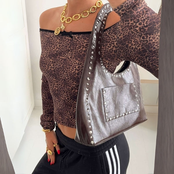 The Verona Studded Tote Bag