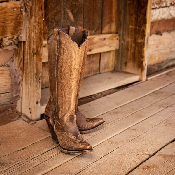 The Sedona Embroidered Leather Boot