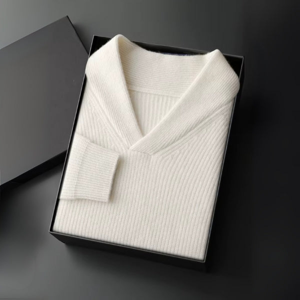 The Verona Cashmere V-Neck Sweater