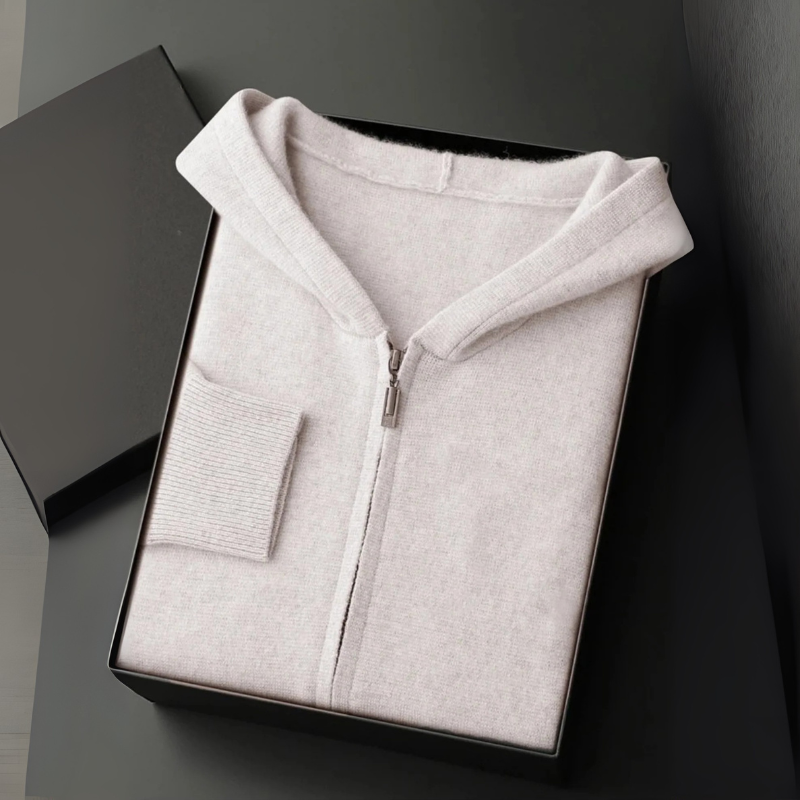 The Verona Cashmere Zip Hoodie