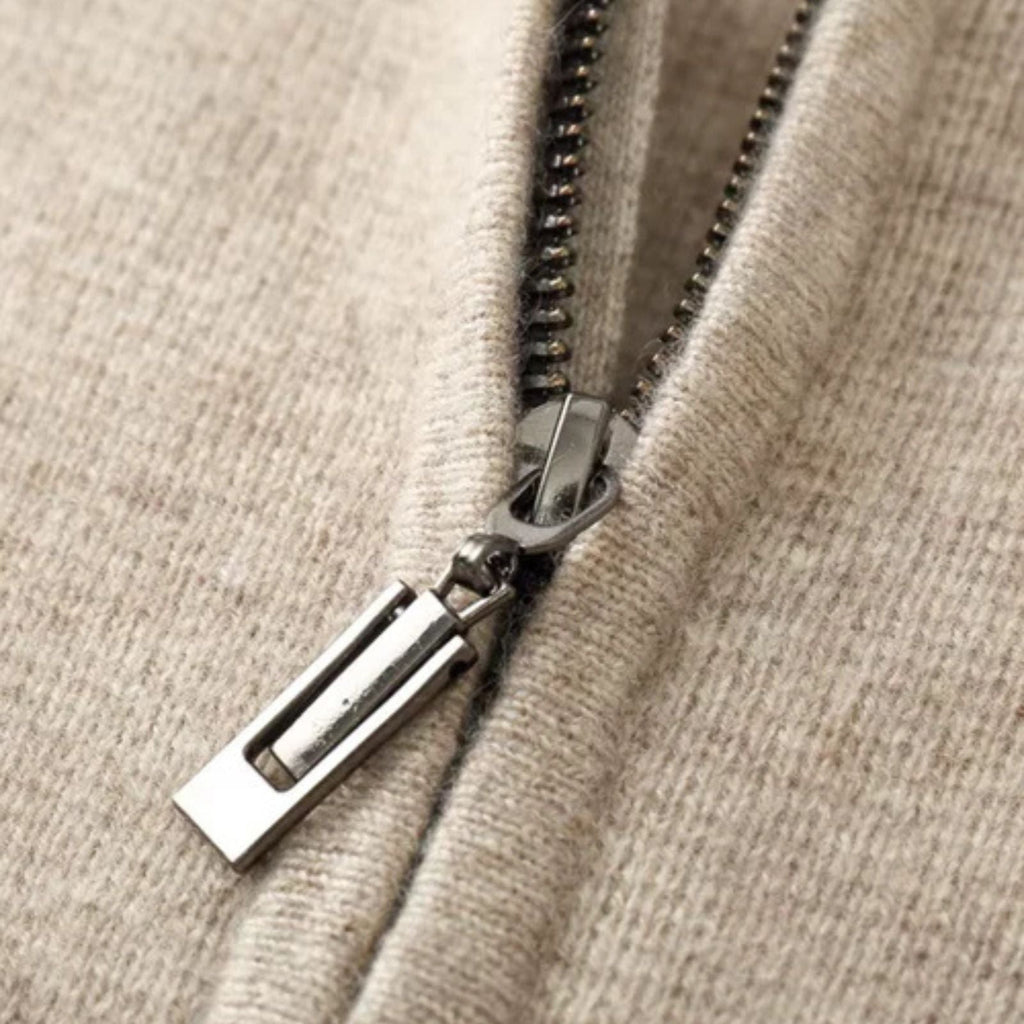The Lucerne Merino Wool Zipper Hoodie