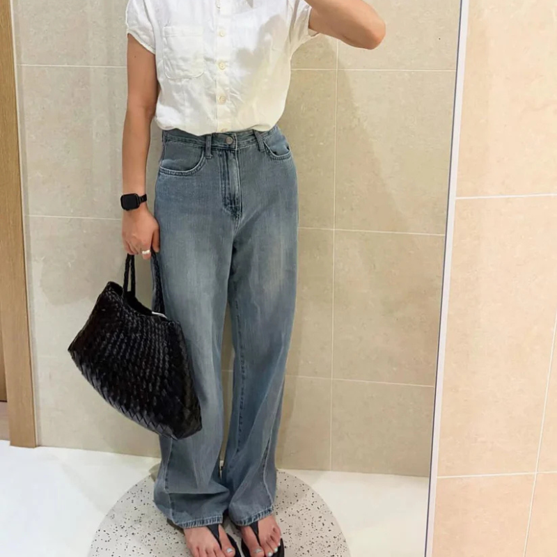 The Madeleine Woven Medium Tote