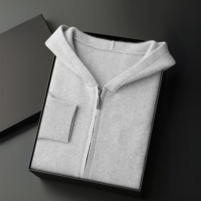 The Verona Cashmere Zip Hoodie