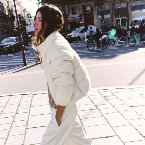 The Vienna Cable-Knit Puffer Jacket