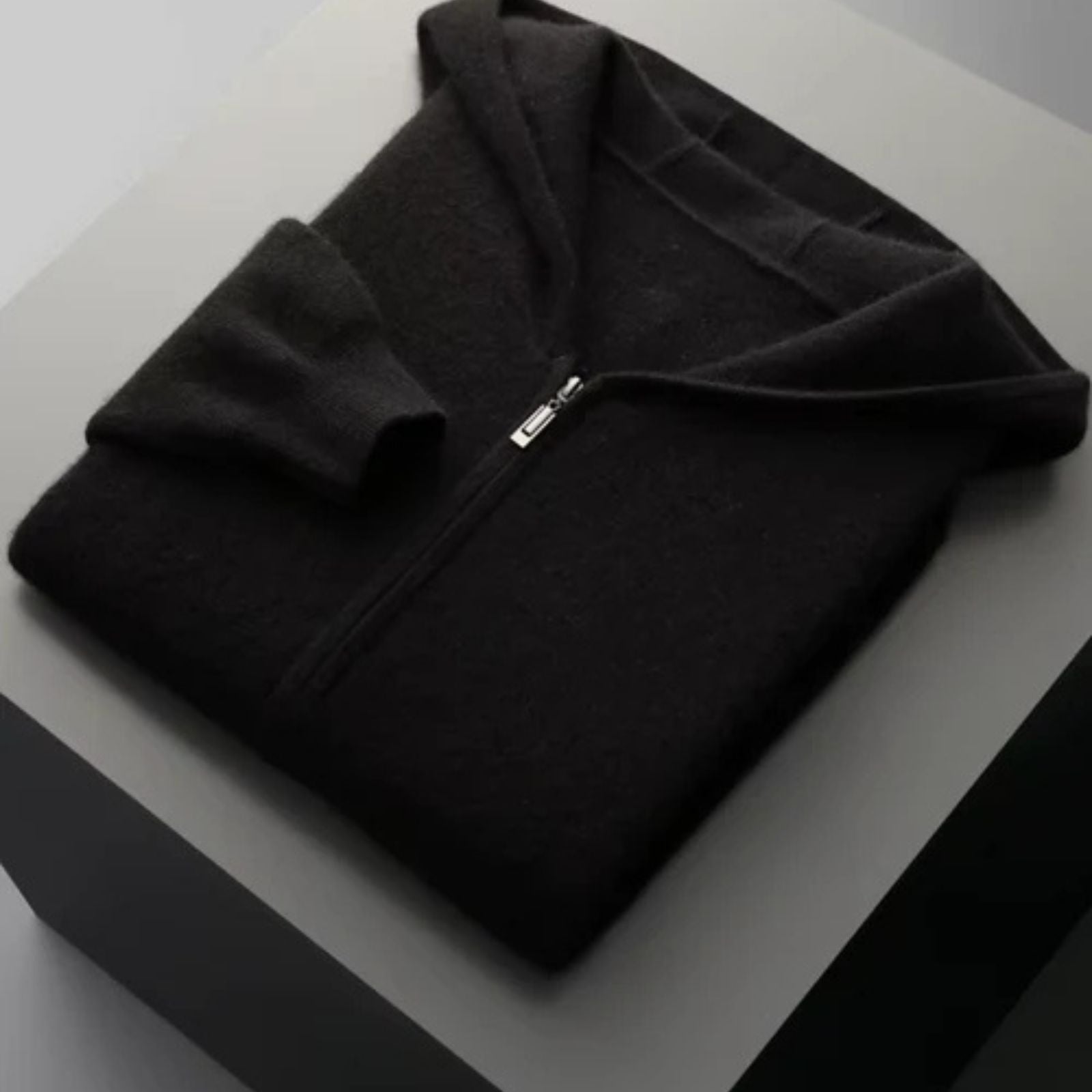 The Lucerne Merino Wool Zipper Hoodie