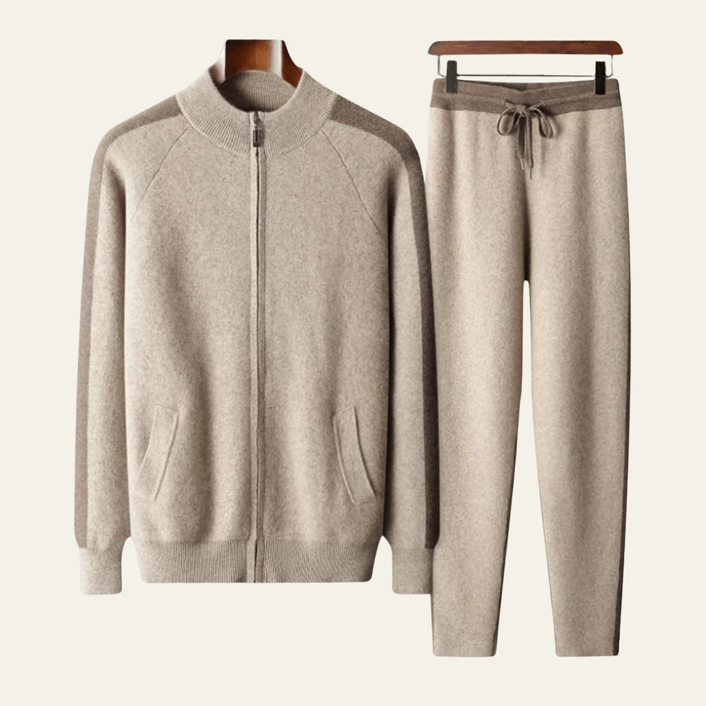 The Portofino Cashmere Multi-Color Jogger Set