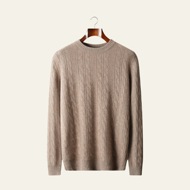 The Lucerne Merino Wool Cable Knit