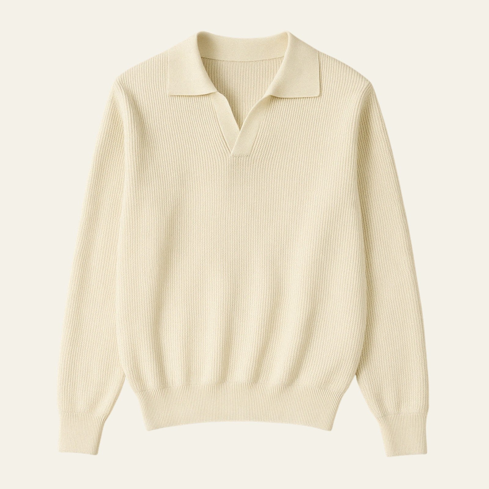 The Lugano V-Neck Knit Sweater Polo