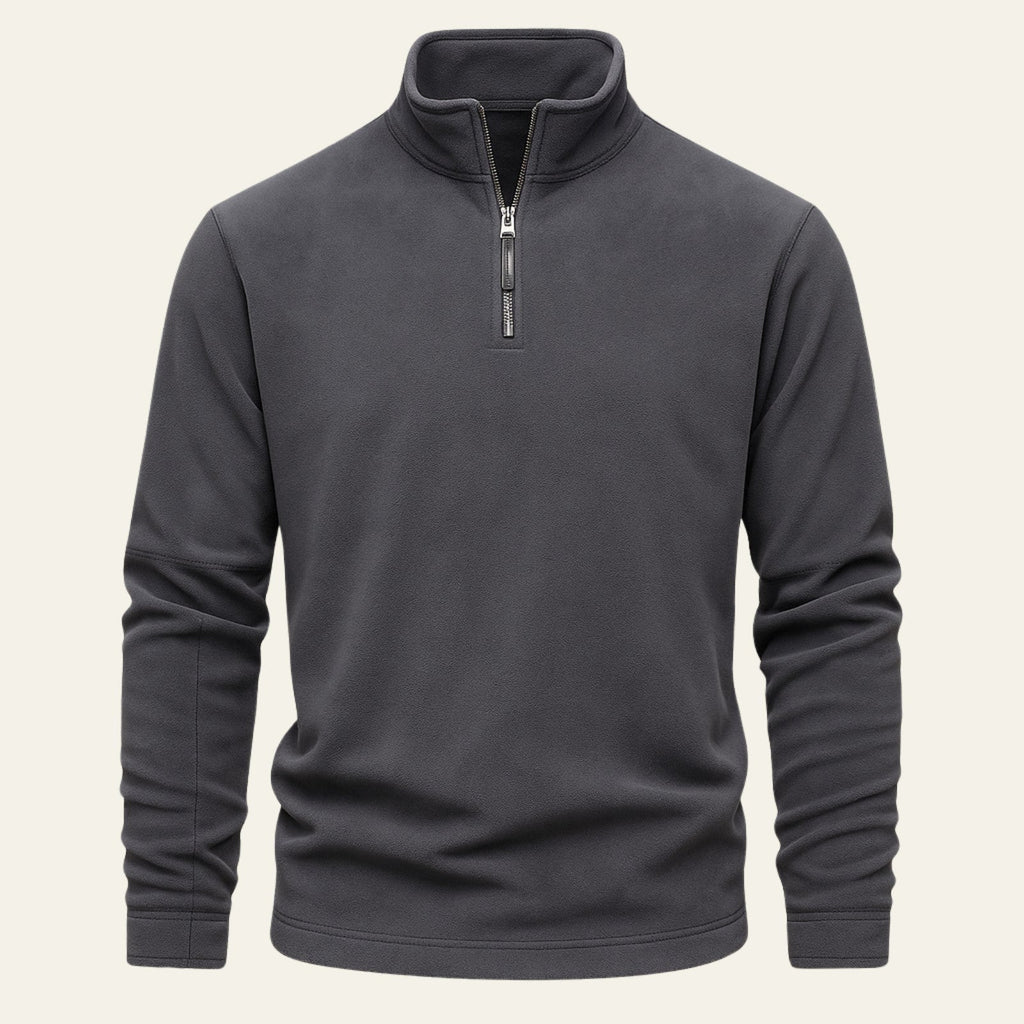 The Cannes Windbreaker Quarter Zip Sweater