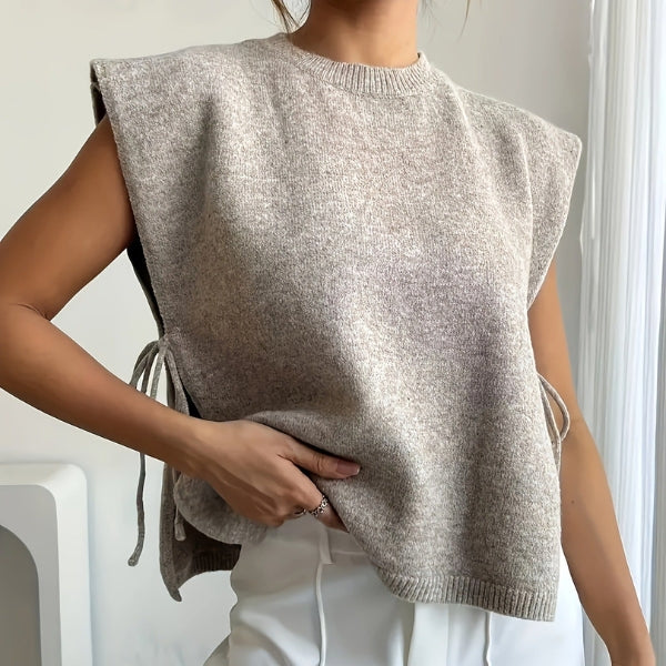 The Sorrento Side-Tie Knit Top