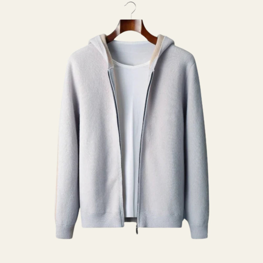 The Geneva Cashmere Zip Hoodie