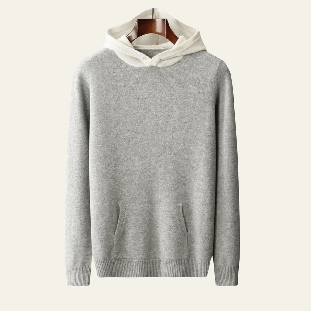 The Lucerne Merino Wool Pullover Hoodie