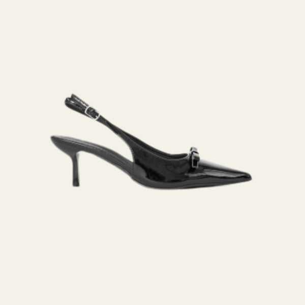 The Milan Patent Pointed-Toe Heel