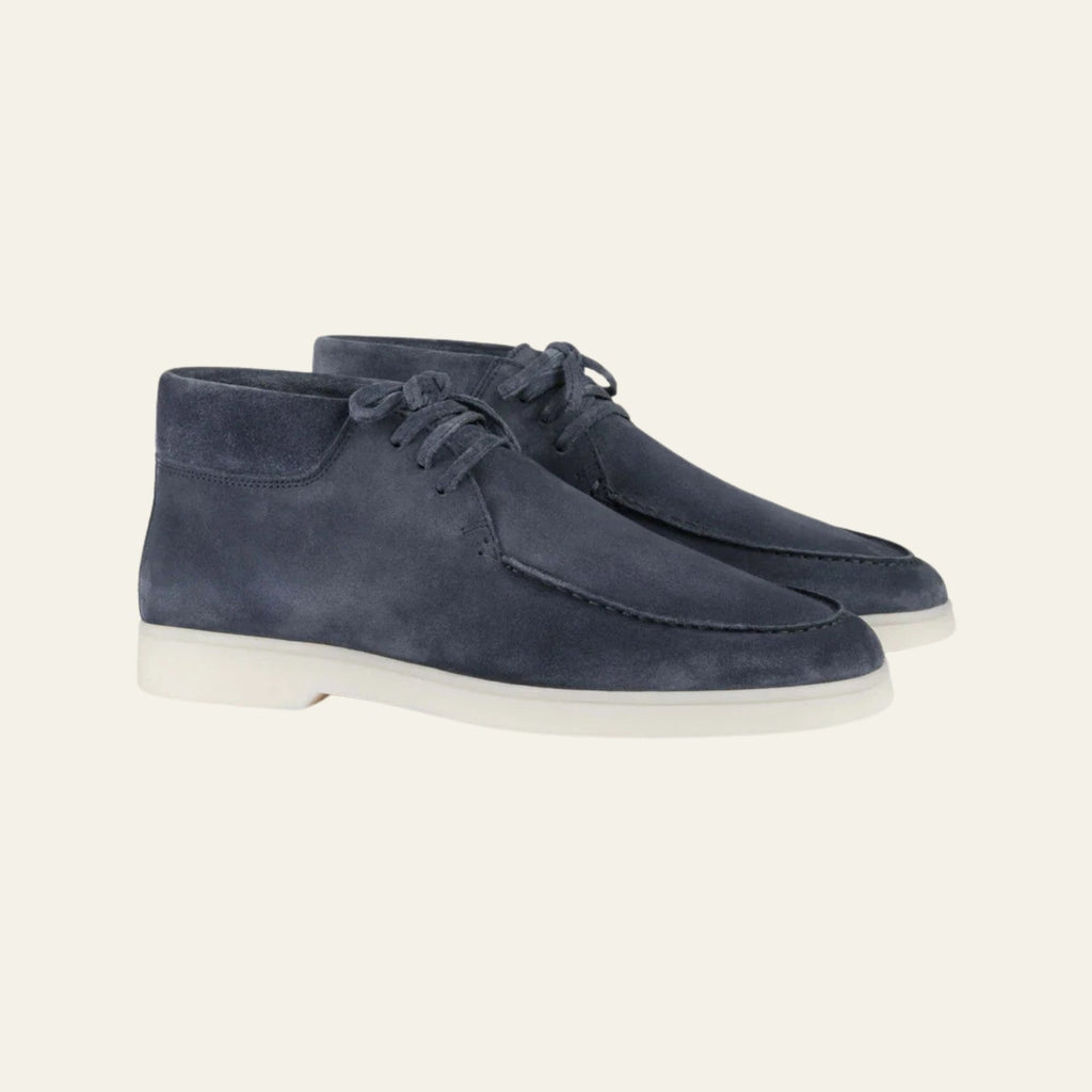 The Cassablanca Desert Boots Steel Blue