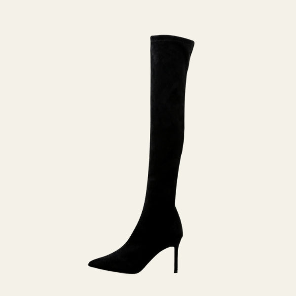 The Vienna Suede Over-the-Knee Boot