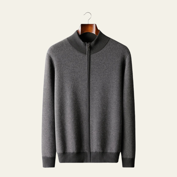 The Oslo Cashmere Zip Knit