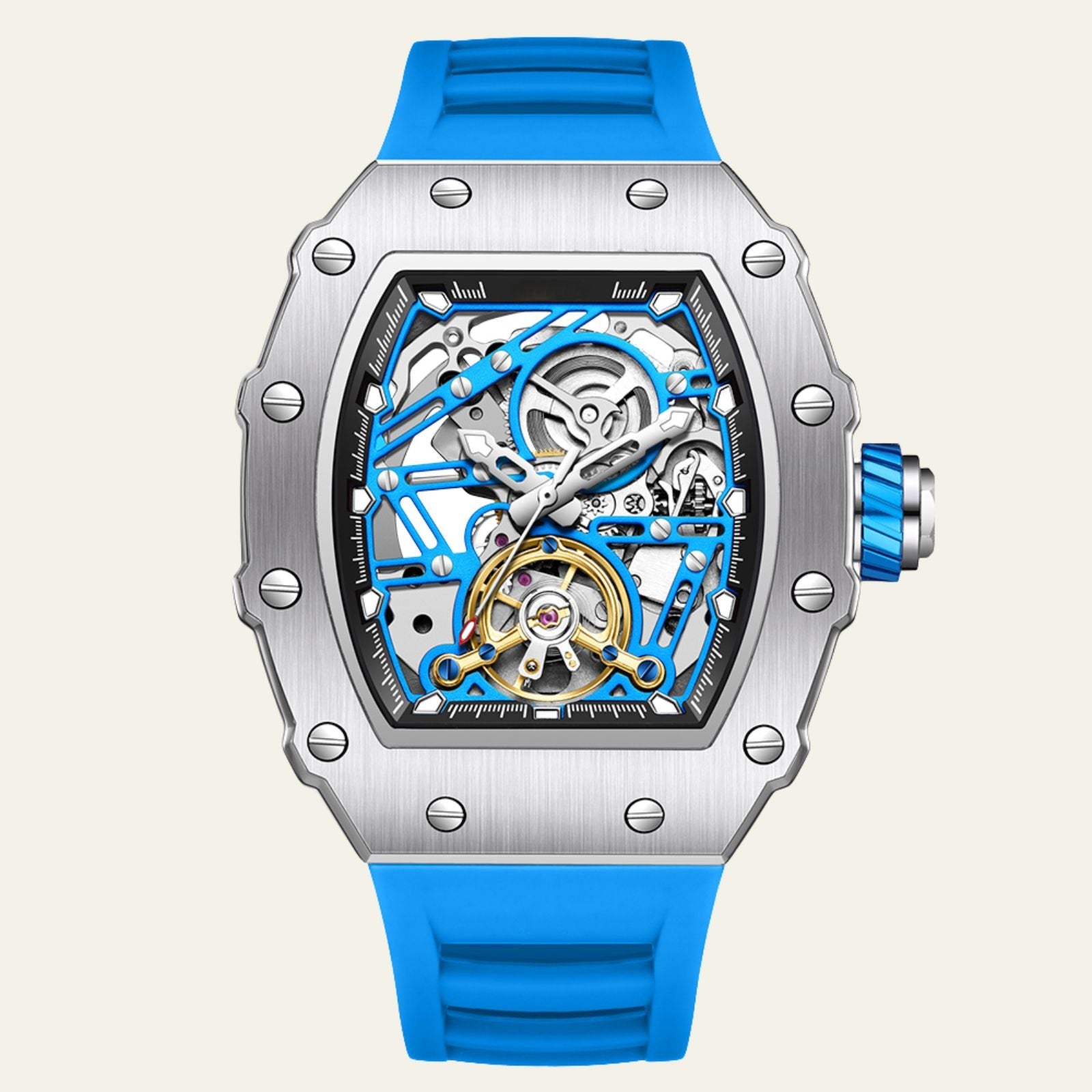 The Monaco Skeleton Automatic Watch