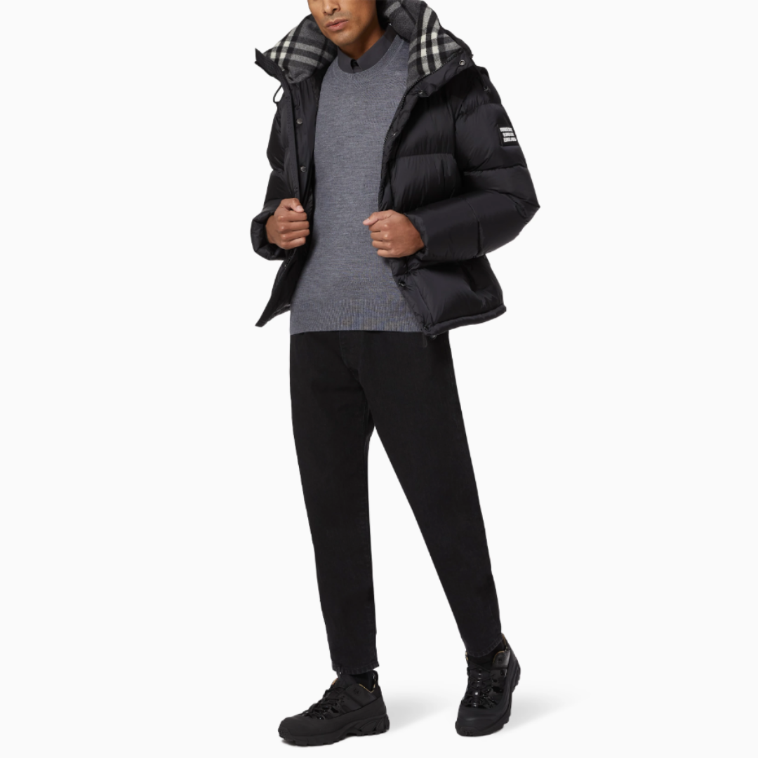 Detachable Sleeve Hooded Puffer Jacket