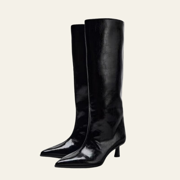 The Paris Patent Leather Boot