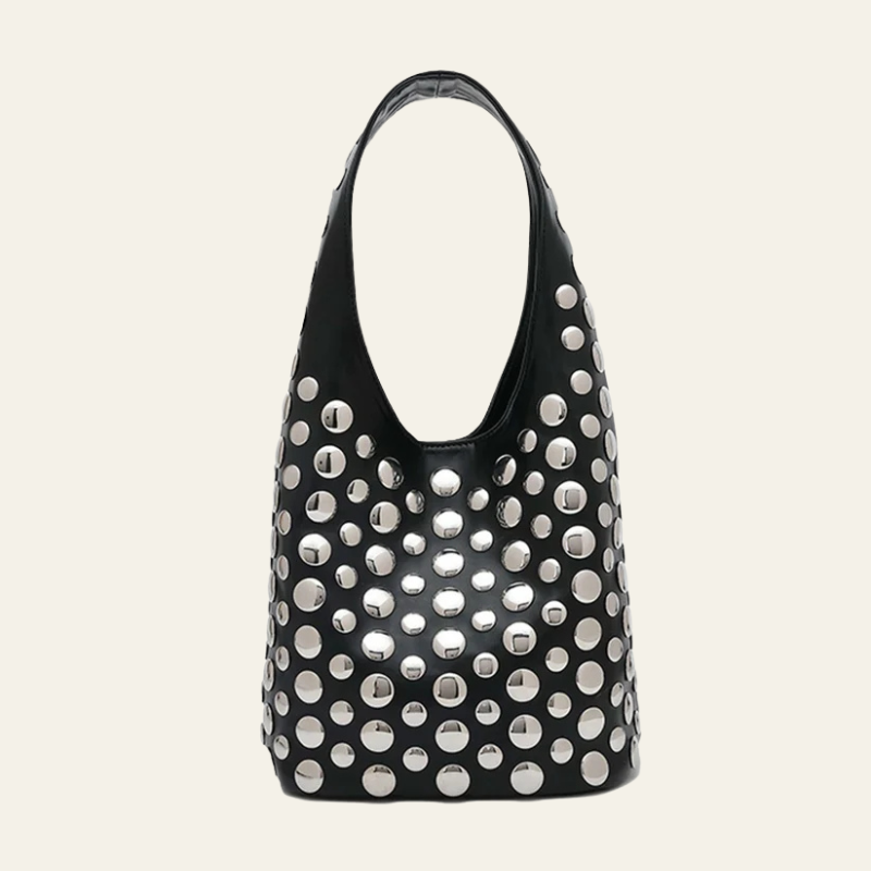 The Alexandra Woven Mini Hobo Bag