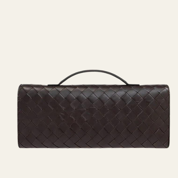 The Vienna Leather Woven Clutch