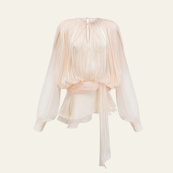 The Vienna Silk Chiffon Blouse