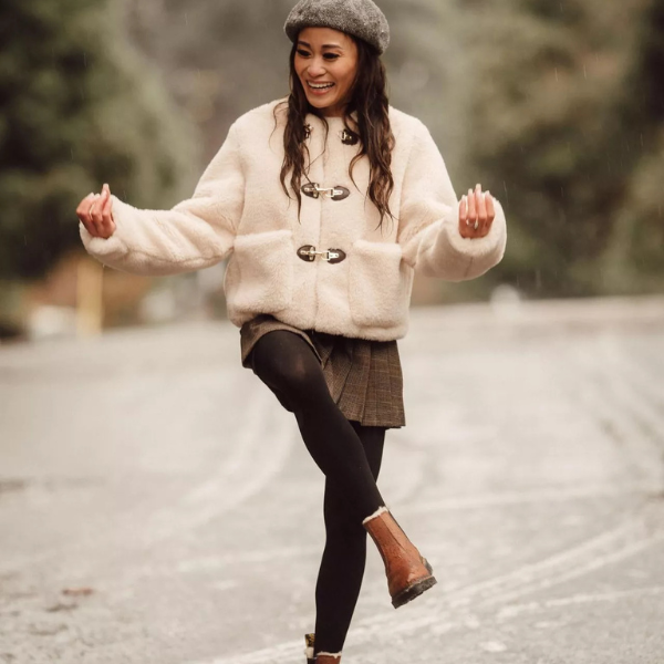 The Lucerne Shearling Toggle Jacket