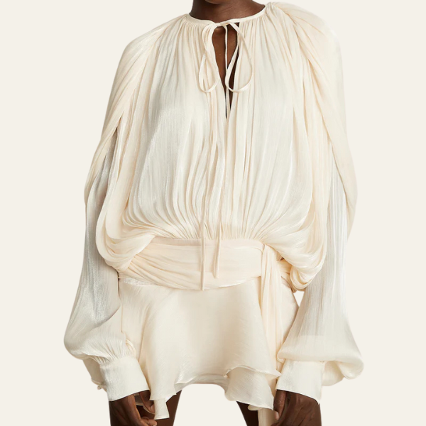 The Vienna Silk Chiffon Blouse