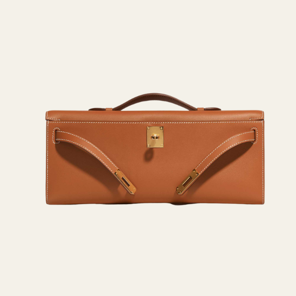 The Florence Leather Top-Handle Clutch