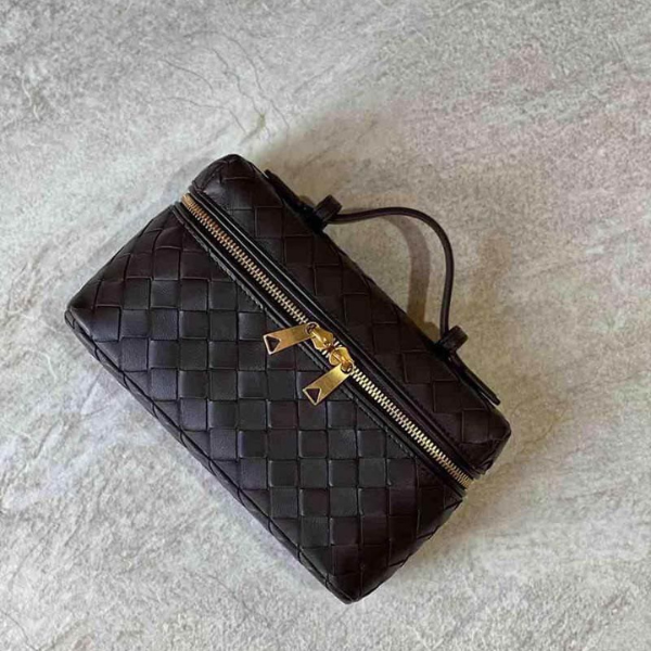 The Turin Woven Leather Duffel Bag