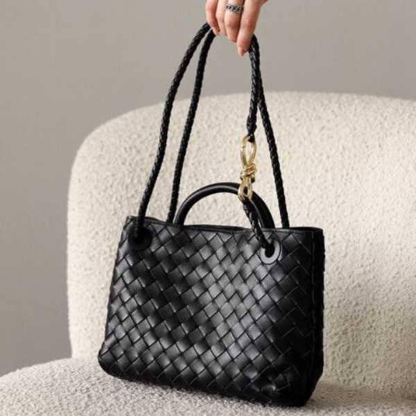 The Palermo Woven Leather Tote Bag