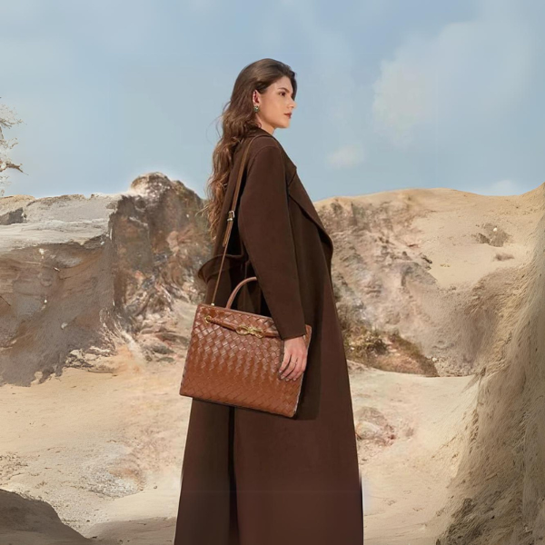 The Palermo Woven Leather Tote Bag