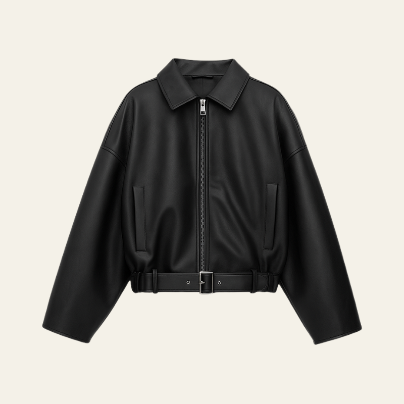 The Siena Vegan Leather Jacket