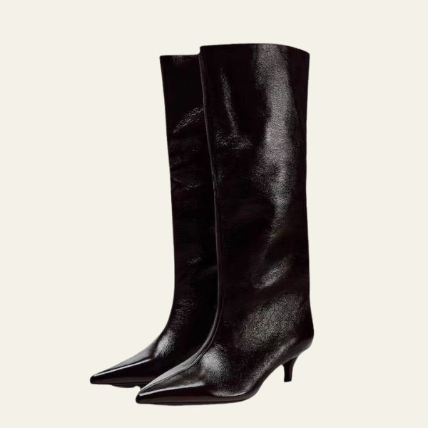 The Paris Patent Leather Boot