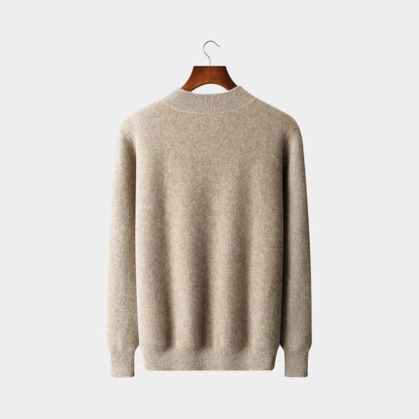 The Valais Cashmere Zip Knit