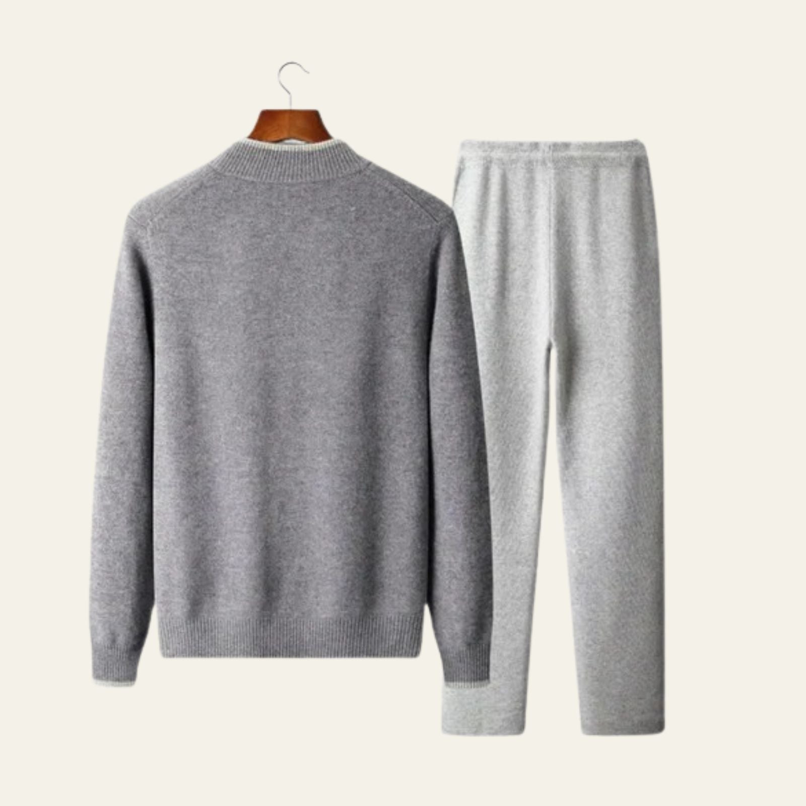 The Portofino Merino Wool Two-Tone Set