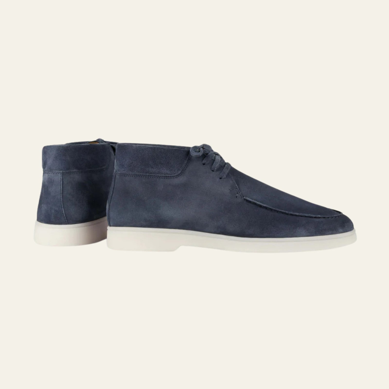 The Cassablanca Desert Boots Steel Blue