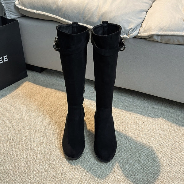 The Siena Suede Riding Boot